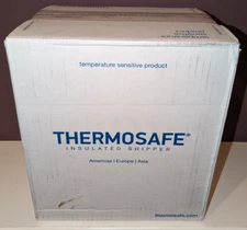 THERMOSAFE Insulated Shipper Container Styrofoam COOLER 8X6X9 inside