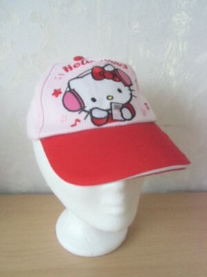 Basecap Schirmmütze ''Hello Kitty'' Gr.52  Rosa / Rot (018)