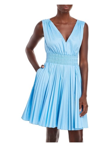 Rebecca Taylor Drop Waist Dress Womens 2 S Weddings Sleeveless Blue Semi Formal | eBay Rebecca Taylor Drop Waist Dress Womens 2 S Weddings Sleeveless Blue Semi Formal | eBay