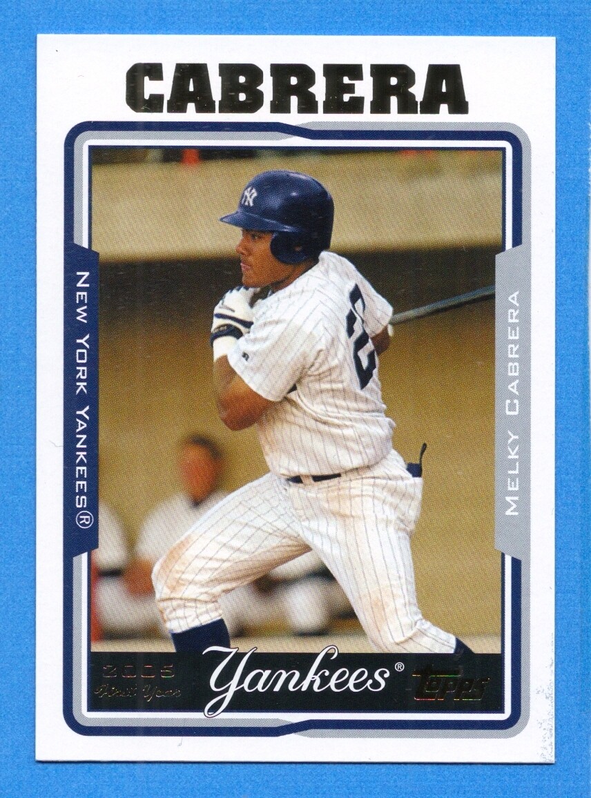 2005 Topps #298 Melky Cabrera Yankees