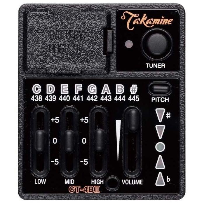 Takamine CT4-BIIプリアンプ Takamine CT-4 BII PTU Acoustic Guitar Preamp NEW [JAPAN] CT4-B II