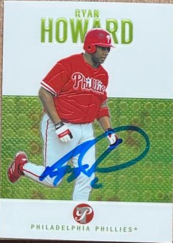 Ryan Howard Autographed 2003 Topps Pristine #188 RC - 第 1/1 張圖片