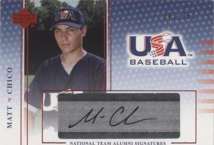 2005 Upper Deck USA Baseball - National Team Alumni Signatures Matt ...