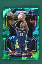 2022 Panini Prizm WNBA Jasmine Dickey RC Green Ice Dallas Wings #41
