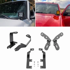 For GMC Sierra 1500 1999-2018 - LED Light Pod Hood Ditch Light Mounting Brackets