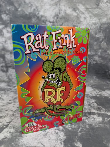Rat Fink Yellow Mod Rods 2000 Figure Racing Champions 76006 Ed Roth Larry Henley - Picture 9 of 22