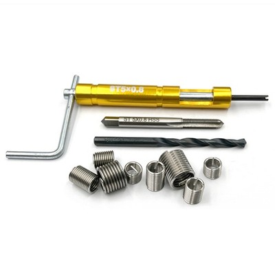 53x Thread Repair Kit M6*1*3D(18mm) Helicoil Damaged Threads Drill Bit Kit