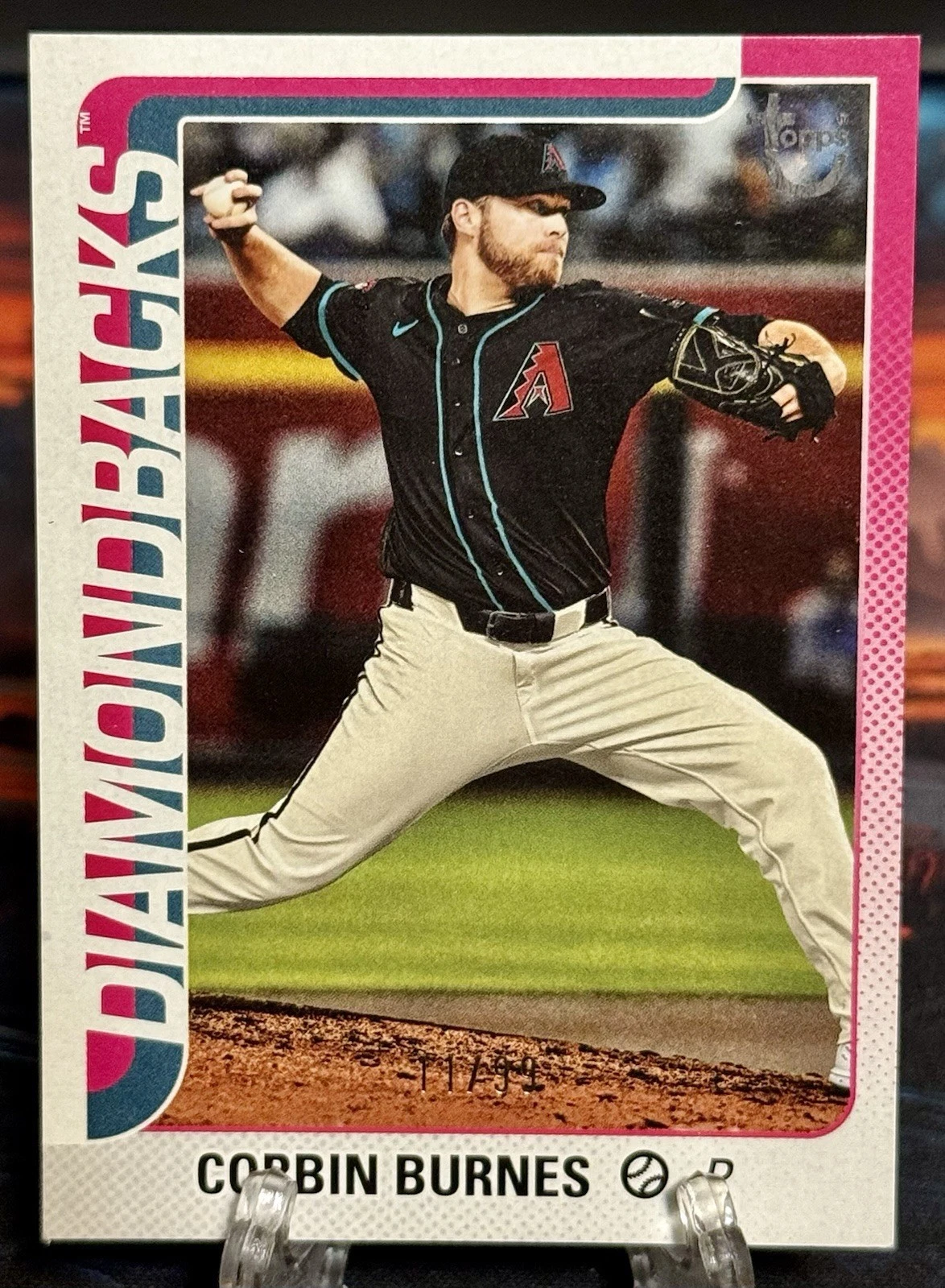 2025 Topps Series 2 Vintage Stock SP Corbin Burnes /99 Diamondbacks 🔥