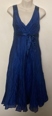 SUMMER DRESS   SIZE 8   KALIKO   Linen Blend Party Dress 