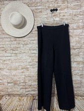 St. John Collection Dark Navy Santana Knit Pants Women  s 8 - USA - READ