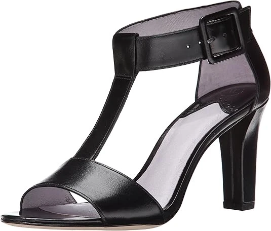 Sandalias Johnston and Murphy de cuero negro Laney Foto 2 de 4