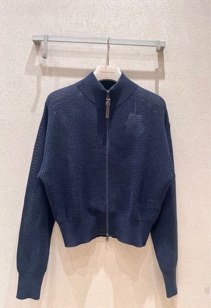 Brunello Cucinelli Bomber Blau 36-38