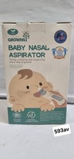 GROWNSY BC023 White Blue Electric Rechargeable Toddler Nasal Aspirator For Baby