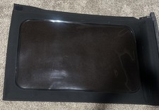 2018-2026 Jeep Wrangler Jl Soft Top Rear Left Drivers Window Black Twill Oem