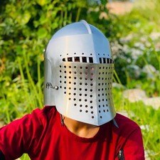 Griffin Bascinet Helmet - Bascinet Visor Helmet - Knight Helmet - Medieval Helme