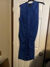 Miss Tina Sleeveless Blue  Dress Women's Size 1X