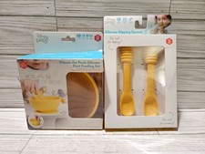 Disney Baby Bumkins Winnie the Pooh Silicone First Feeding Set  Dipping Spoons