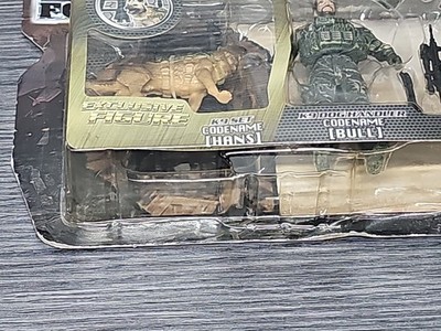 Elite Force Army Rangers Figure Set w/ K9 Dog BBI 1:18 Scale