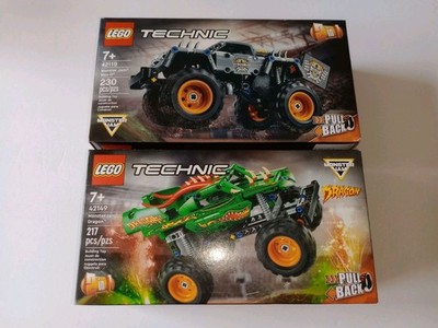 LEGO TECHNIC Monster Jam Max-D 42119 /Dragon 42149 Lot Of 2