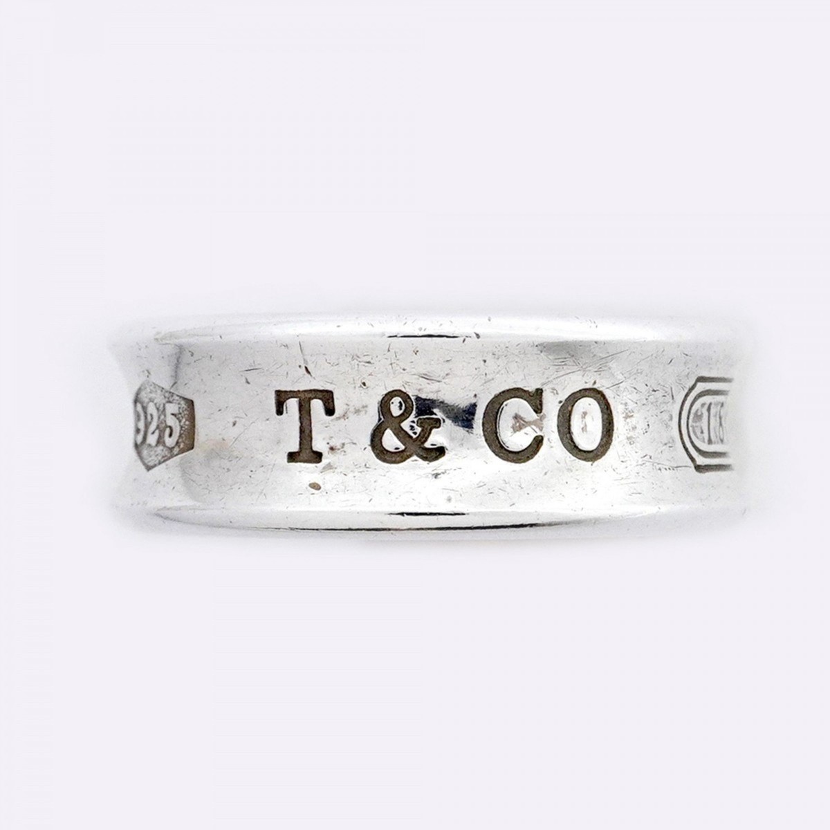 Tiffany & Co. Narrow Ring, Silver 925, Size 12, Women's