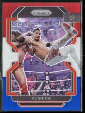 Kushida 2022 Panini Prizm WWE Red, White and Blue #133