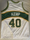 Shawn Kemp Signed Seattle Supersonics Basketball Jersey AUTO BAS Beckett Sz XL