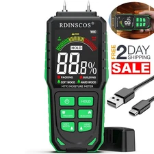 Detector Digital De Madera En Paredes Humedad Comprobador Escáner Para Trabajar