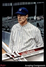 2017 Topps Update Photo Variation #US259 Lou Gehrig SP YANKEES HOF