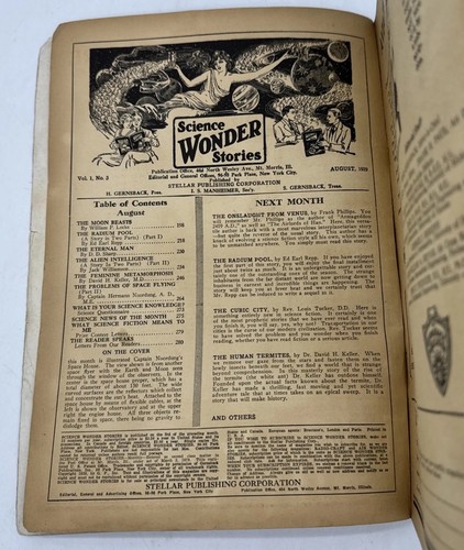 Science Wonder Stories 1929 August, #3. Zellstoff - Bild 7 von 7