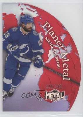 2021 Skybox Metal Universe Planet Red Achievement 125/199 Nikita Kucherov 0md3