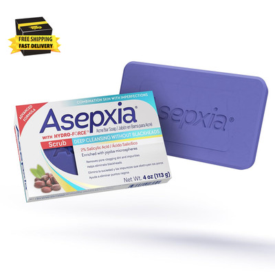 Acne Treatment Scrub Cleansing Bar Soap | Removes Pore-Clogging Dirt & Impuritie