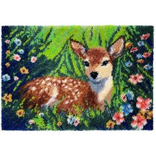 Herrschners® Fawn Meadow Latch Hook Kit