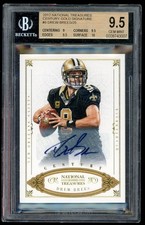 Drew Brees 2012 National Treasures Century Gold Signature Auto 07/25 BGS 9.5 GEM