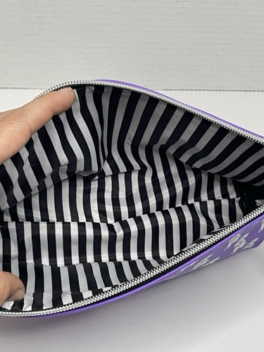 Marc Tetro Bichon custodia cosmetica viola con cerniera 6x11" - Foto 5 di 5