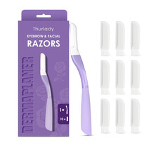 Dermaplane Razor, Exfoliating Face Razors for Women, Dermaplaning Tool Purple 