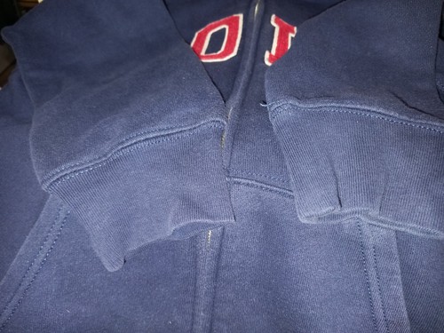 POLO RALPH LAUREN Boy's Full Zip Blue Cotton sports jacket Hood Size M (10-12) - Picture 6 of 13