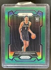 2023-24 Panini Prizm Victor Wembanyama RC Prizm Green Rookie #136 Spurs