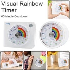 60-Minute Visual Timer- Clock Timer For Kids Perfect Time Management Tool UK