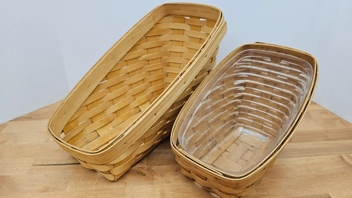 longaberger アメリカ製ヴィンテージオーブンベーカー longaberger slanted basket products for sale | eBay