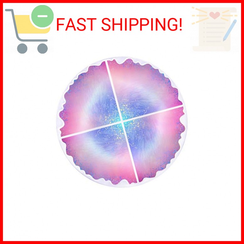 Simliber Irregular Wave Round Epoxy Resin Coaster Molds for DIY Crafting