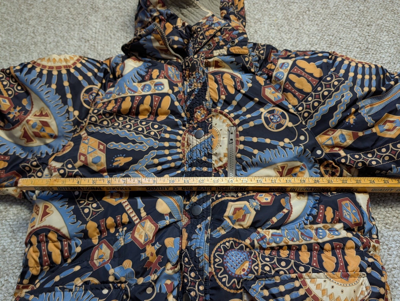 MULBERRY STREET Pattern Down Fill Reversible Quil… - image 3