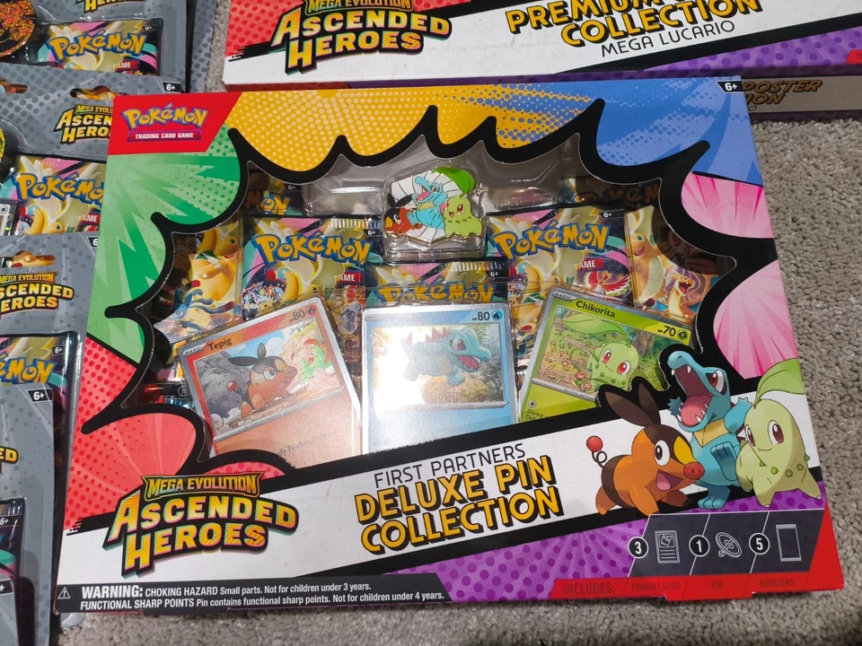 Pokémon - Mega Evolution Ascended Heroes Deluxe Pin Collection -Sealed - Image 1 of 1