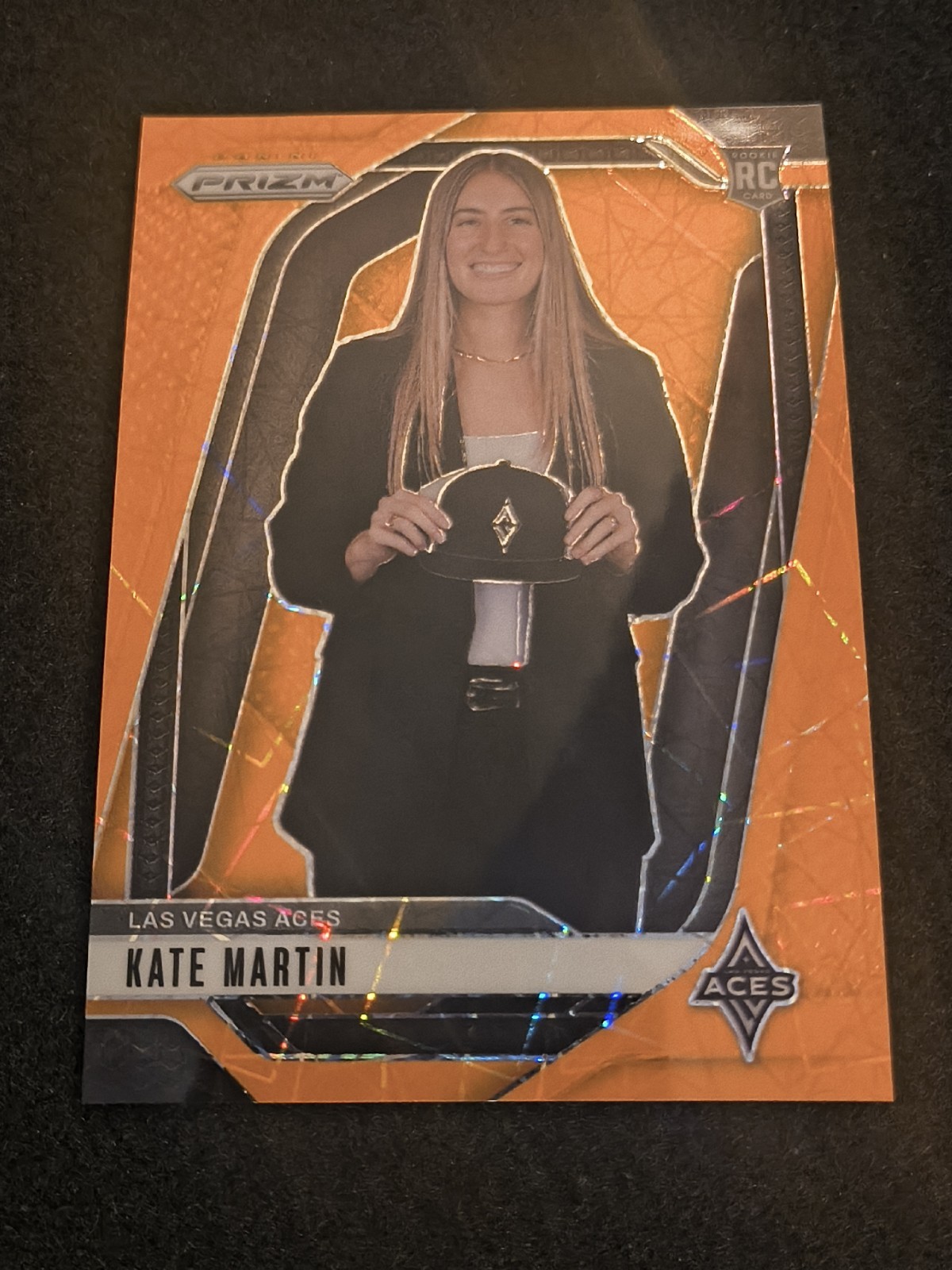 2024 Panini Prizm WNBA - Kate Martin #148 Orange Velocity Prizm (RC)