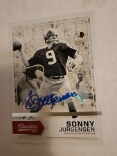 2016 Panini Classics Sonny Jurgensen Significant Signatures  Auto #5/5 