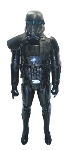 2016 JAKKS PACIFIC Lucasfilm 19" black stormtrooper action figure poseable parts - Picture 1 of 9