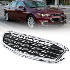 Front Bumper Lower Grille Black W Chrome Trim For Malibu 2016 2017 2018 Front Bumper Lower Grille Black W Chrome Trim For Malibu 2016 2017 2018