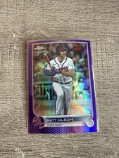 2022 Chrome Update Base Purple #USC72 Matt Olson - Atlanta Braves