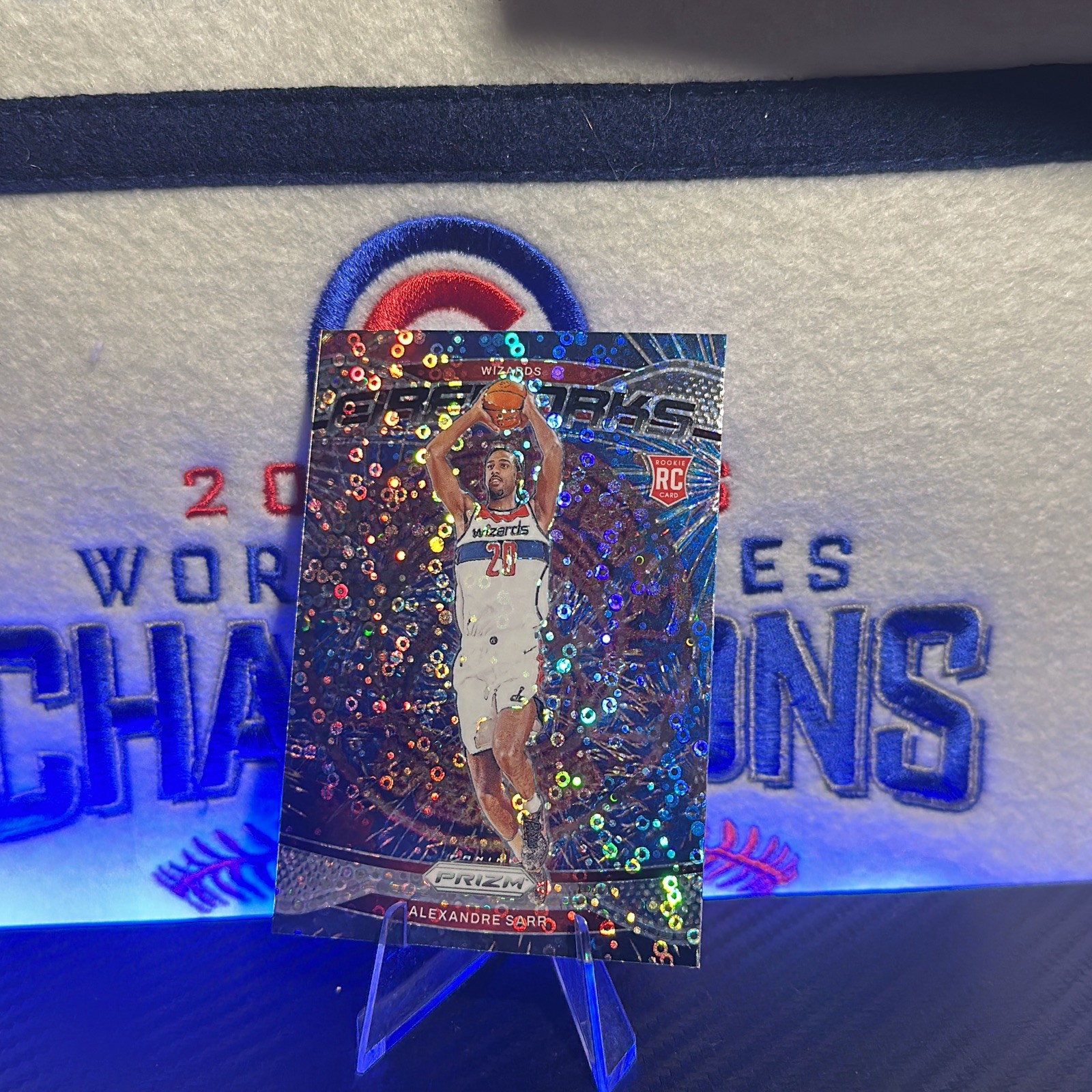 ALEXANDRE SARR 2024-25 PANINI PRIZM FIREWORKS ROOKIE FAST BREAK RC Q5118