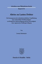 Abriss zu Lasten Dritter | Lorenz Summerer | ...