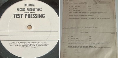 Chanson S/T RARE TEST PRESSING VG++ LP George Bohanon, Porcaro, Brashear, Myrick